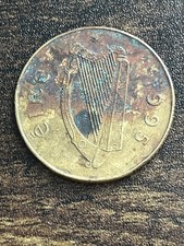 1995 Ireland 20 Twenty Pence Horse Harp Beautiful Actual Coin TC537*