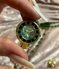 Gitano Women's Quartz Dress Watch Gold Metal Bracelet MOP Dial Roman Numerals:)