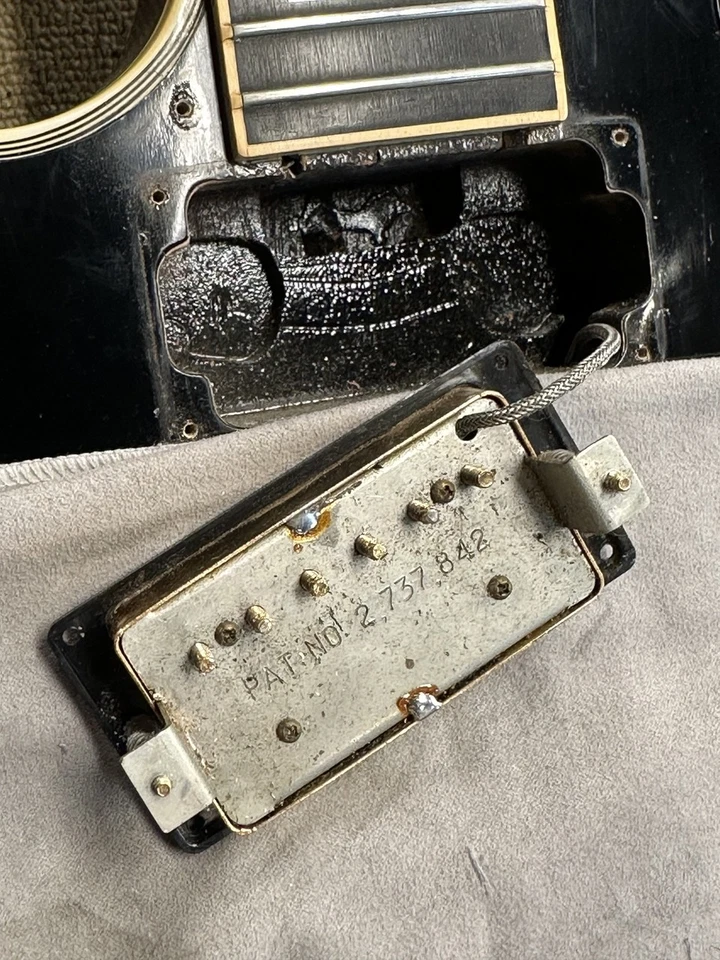 Gibson Les Paul Custom mano izquierda 20 aniversario negro ébano 1974 caja fuerte vintage  Foto 3 de 4