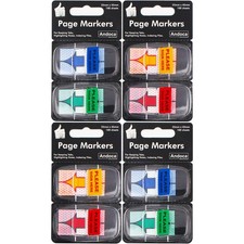 Please Sign Here Message Flags Assorted Color, 400 Pages Total, 0.98 x 1.77 I...