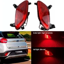 JDM LED REAR BUMPER TAIL BRAKE FOG LIGHT W/Wire bulb FOR Chery Tiggo 2/3X 17-20