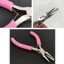 5" Round Concave Pliers   Precision Wire Loop Tool for Jewelry Making  Diy Use
