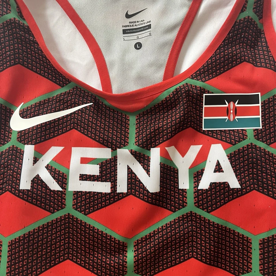 Nike Pro Elite Kenya Bra Top Track & Field Made In USA CI8215-XXX Women’s Large - Image 2 of 4