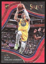 1299G 2021-22 Panini Select #286 Juan Toscano-Anderson Red Wave Prizms