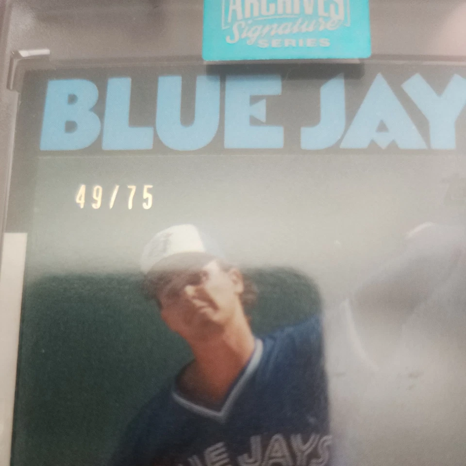 2024 Topps Archives Signature Series Jimmy Key On-card Auto Toronto Blue Jays Foto 4 de 4