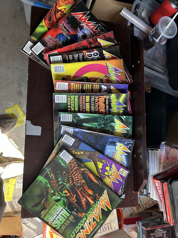 Amazing Figure Modeler Magazine Lot of 11 Horror Sci-Fi Monsters Batman AFM