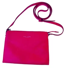 pink leather Marc Jacobs crossbody bag. EUC!
