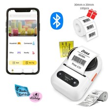 Thermal Label Maker Machine Bluetooth Mini Label Barcode QR Sticker Printer LOT