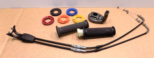 Motion Pro Rev2 Quick-Turn Throttle Kit w Cables Grips Ducati 848 1098 1198 999R