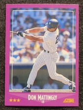 1988 Score (Set Break) #1 Don Mattingly
