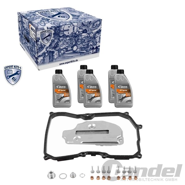 Vaico ÖLWECHSEL-SET + 5L ÖL Passend FüR 6 GANG-AUTOMATIK Audi A3 TT Seat Altea S-image