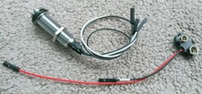SOLDERLESS Wiring CHROME LONG BARREL JACK Bat...