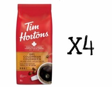 Tim Hortons Coffee 300g x4 bags - 100 Columbian FRESH From Canada NEW