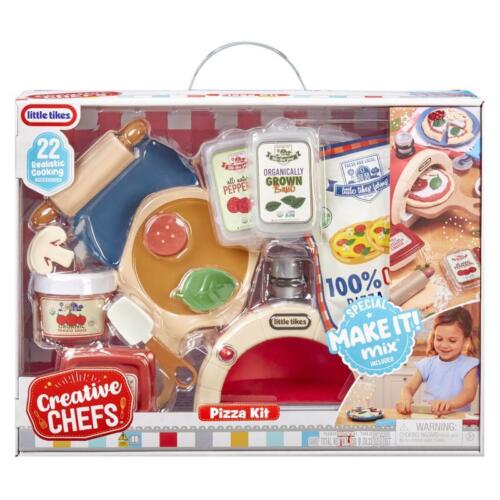 Creative Chefs Pizza Kit Pretend Play Set W/ Light-Up Oven 22 Accessories Kids 3 - Picture 8 of 8