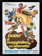 DUDù IL MAGGIOLINO SCATENATO poster manifesto Ein Käfer gibt Vollgas Auto E57