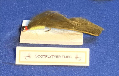 4 X Scotflytyer Olive Bunny Leech ( B830 Size 10  Kamasan Hooks)