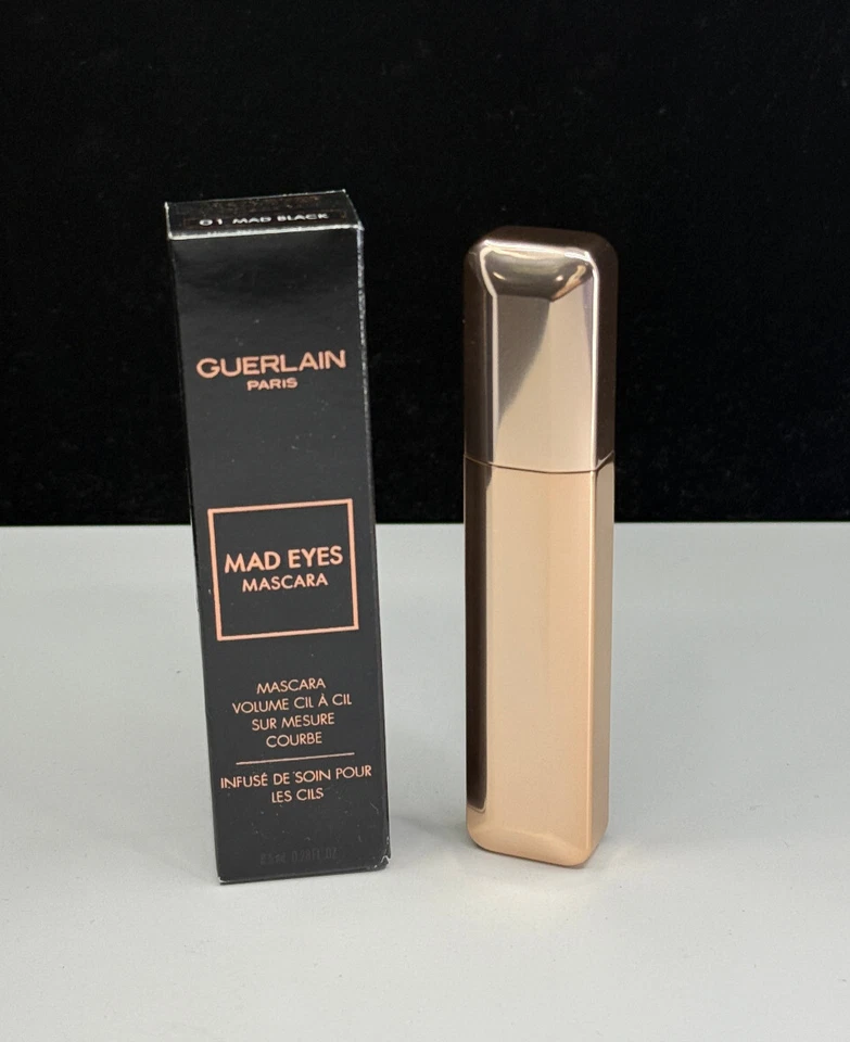 Guerlain Mad Eyes Mascara Buildable Volume 0.28oz #01 Mad Black NIB - Image 2 of 4