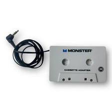Monster iCarPlay Cassette Adapter AUX For Car iPhone iPod NEW