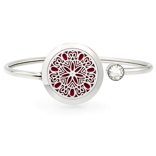 25mm  Rotatable Perfume Bangle Bracelet  Diffuser Essential Aromatherapy Locket - Picture 136 of 209