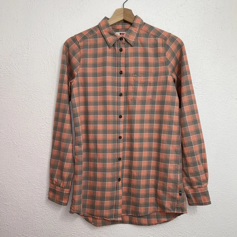 fjallraven high coast flannel long sleeve shirt