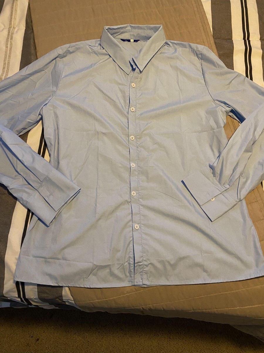 mens 3xl long sleeve dress shirts George Men's Dress Shirt with Long Sleeves, Sizes S-3xl, White