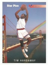 TIM HARDAWAY 1991-92 STAR PICS FLASHBACK CARD MINT CONDITION