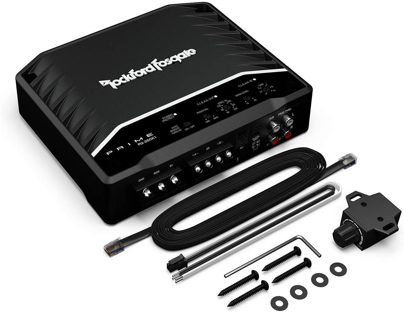 Rockford Fosgate R2-250X1 250 Watt Full Range Class D 4/2-OHM Mono Amplifier