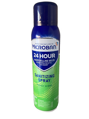 Microban 24-hour sanitizing spray 15 Oz