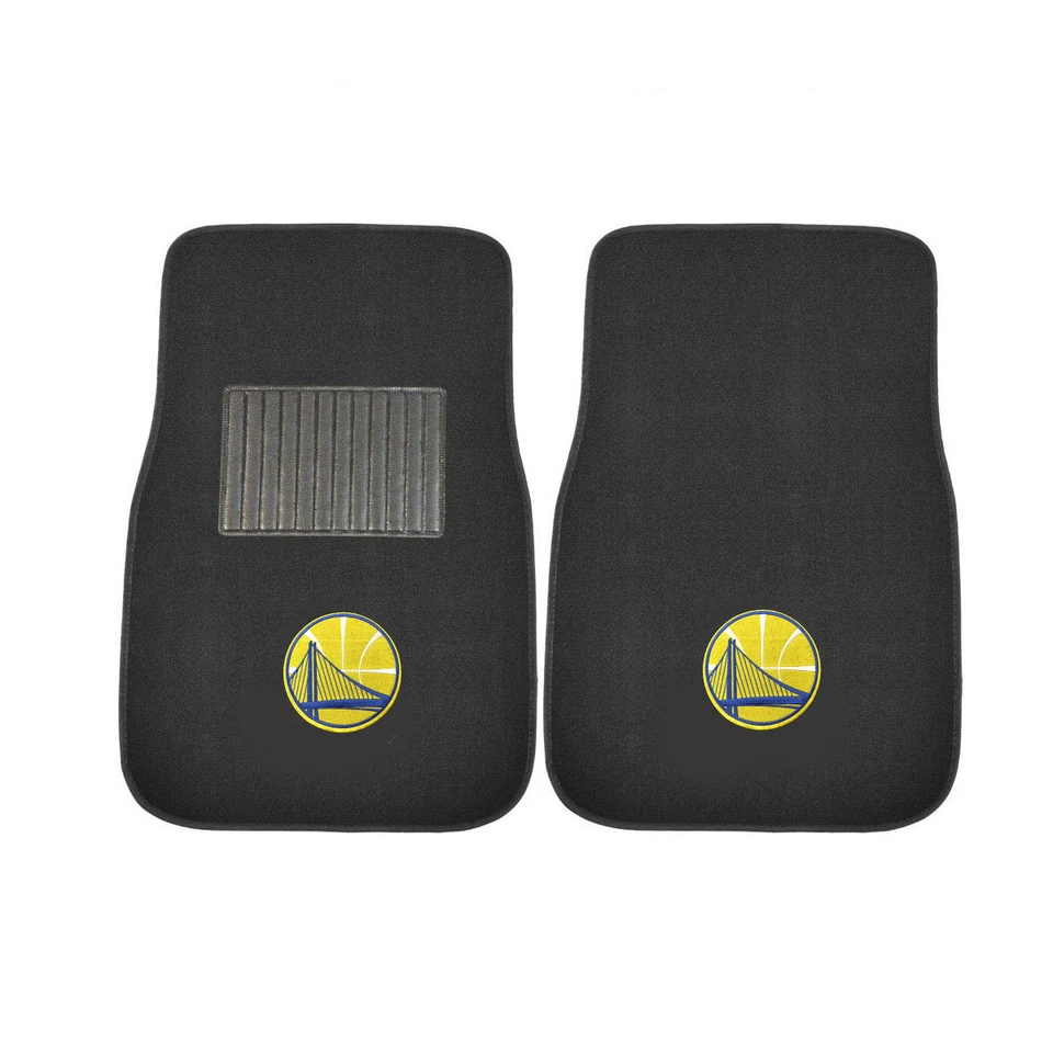 Nuevo Juego de alfombrillas alfombrillas traseras delanteras para auto camión Golden State Warriors de la NBA Foto 3 de 4