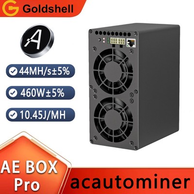 New Stock Goldshell AE BOX II 54Mh /s 530W ALEO Miner Asic miner with psu