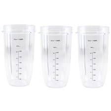 3Pack 32 oz Colossal Cup Fits NutriBullet 600W 900W NB-101B NB-101S NB-201