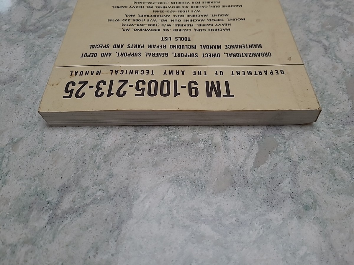 TM 9-1005-213-25 Department of the Army Technical Manual July 1968