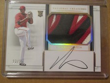 ADALBERTO MEJIA Twins 2017 National Treasures Baseball PATCH Autograph #23/25