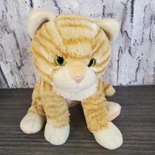 Wild Republic 12" Cuddlekins Orange Tabby Cat Plush Striped Stuffed Animal 2016