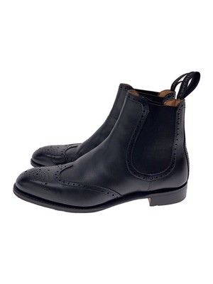 JOSEPH CHEANEY & SONS Side Gore Boots Cheney Wingtip UK4 Black 