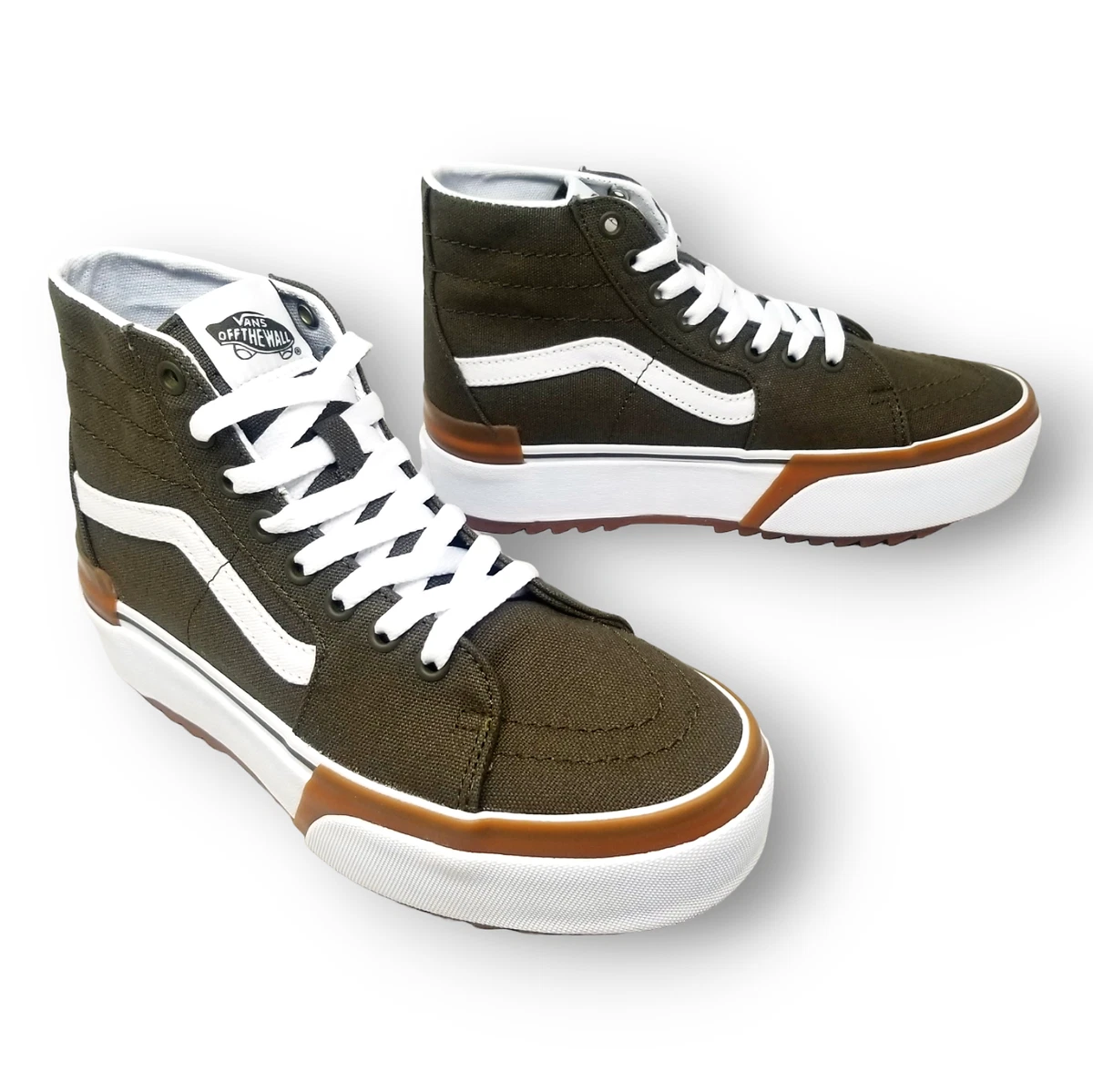 VANS - SK8-HI TAPERED STACKFORM SHOE - Canvas / Green VN0005U2DOL | eBay