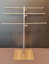 24 H 3 Tier Chrome Adjustable Jewelry Stand R...