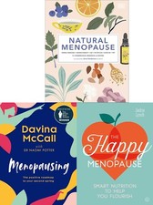 Natural Menopause(HB), Menopausing (HB), Happy Menopause 3 Books Collection Set