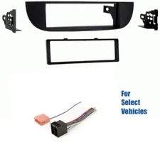 Car Stereo Radio Install Dash Kit Wire Harness for 2012 2013 2014 2015 Fiat 500