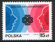 Poland Stamp Scott #2592 World Communications 1983