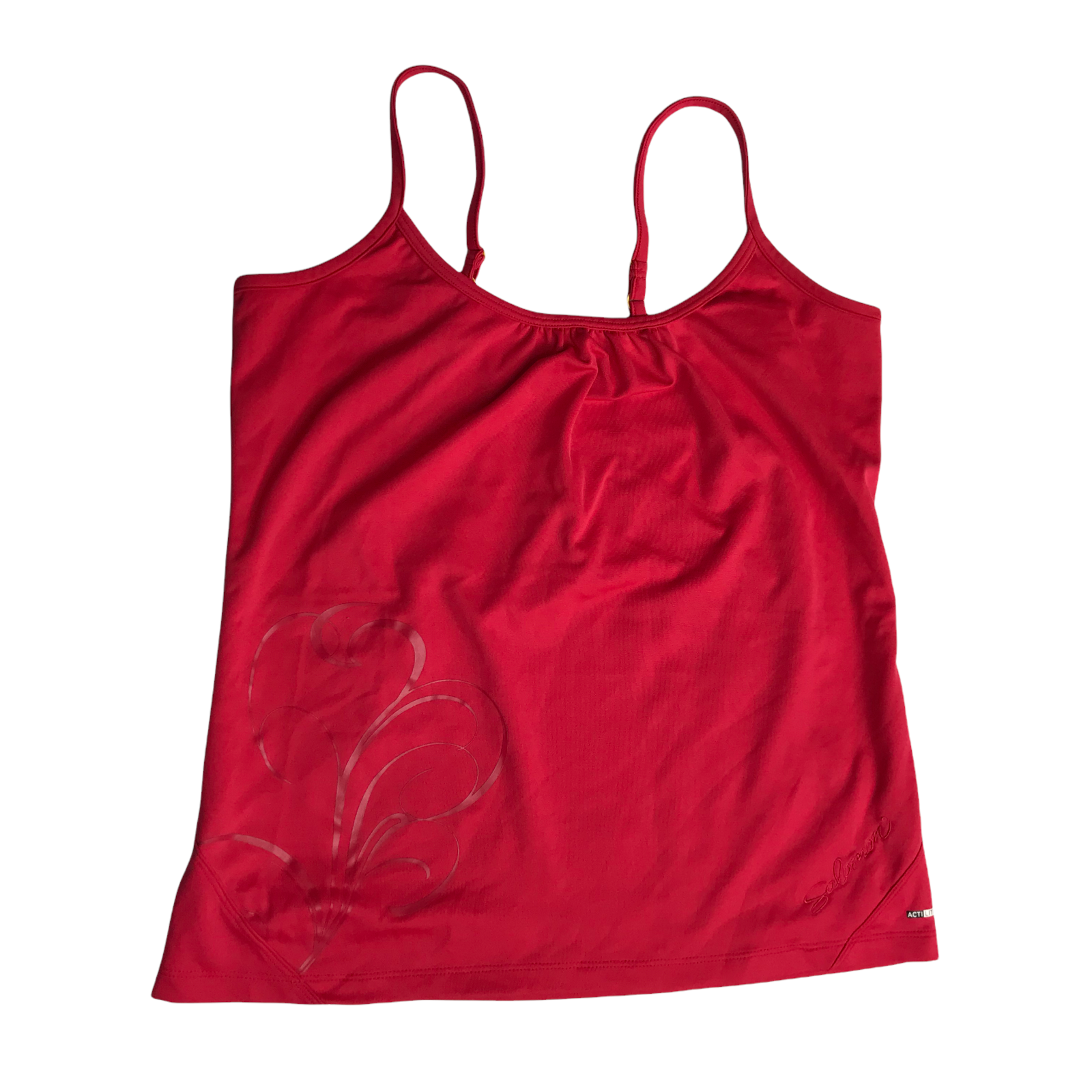 SALOMON Cinturino Spaghetti Rosa Serbatoio Taglia Donna Small Atletica Yoga