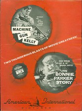 Machine Gun Kelly the Bonnie Parker Story press book 1958 Charles Bronson
