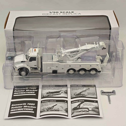 FIRST 1/50 Kenworth T880 with Century Model 1060 Rotator Wrecker 50-3467 Diecast - Picture 3 of 10