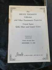 Stack's Dec 7 1967 The Bruce Thompson Collection Coin Auction Catalog Gold 