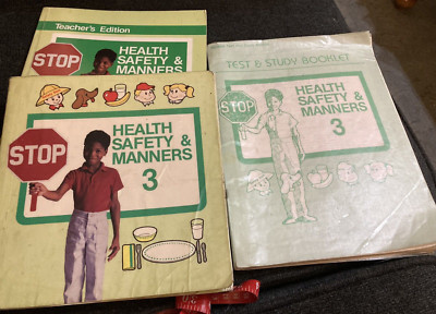 A Beka Gr. 3 Health Safety & Manners 3 Student ed/TE/Test & Study booklet set