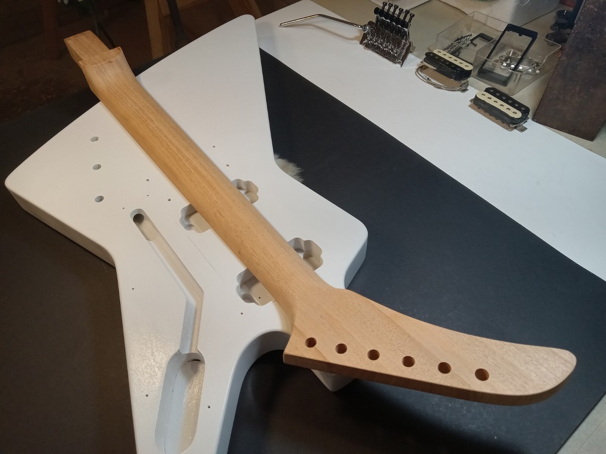 58 Explorer Replacement Guitar Neck Lower. Vintage Gibson Project