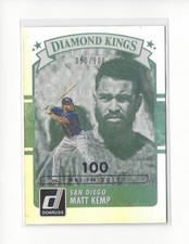 2016 Donruss Stat Line Season #23 Matt Kemp DK Padres 050/100 