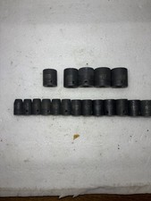 Sunex 12 Drive Impact Shallow Metric Sockets 10-28mm
