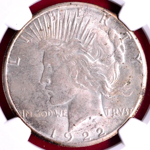 NGC MS-62! 1922-S PEACE DOLLAR