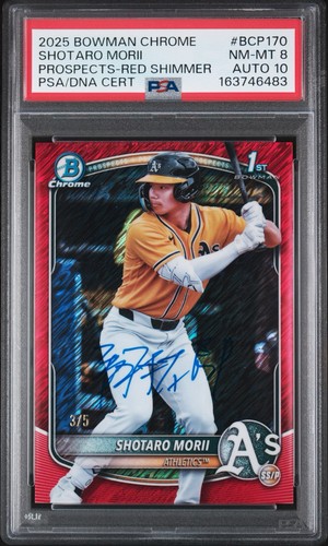 Shotaro Morii [Red] #BCP-170 2025 Bowman Chrome Prospects card